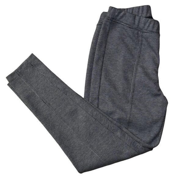 Talbots Houndstooth Black White Leggings Pants Women’s Small Petite - Picture 2 of 5